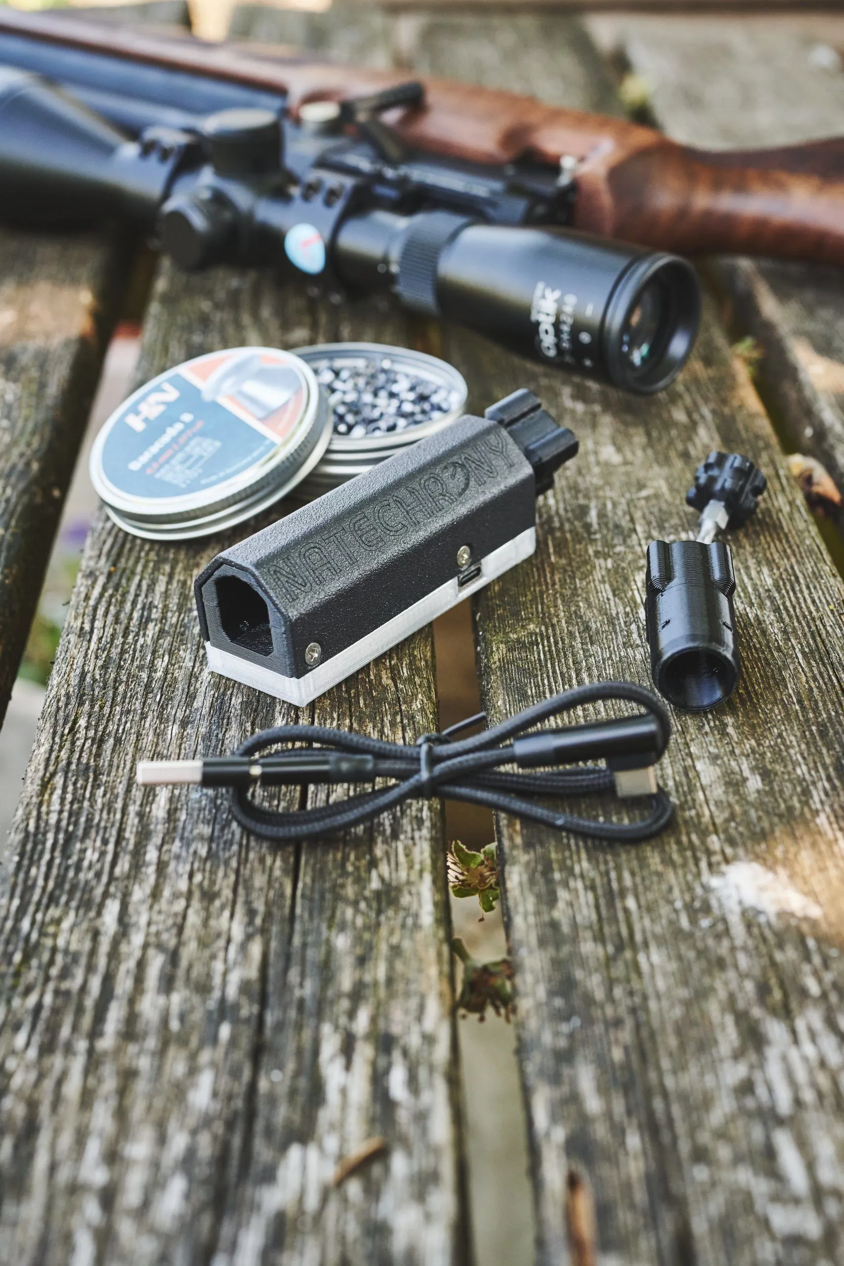 NateChrony V2.5 Polymer Black Chronograph L1363 - Image 6