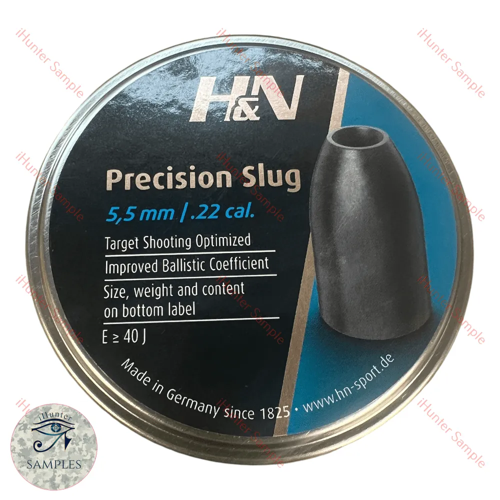Sample H&N SLUG HP Precision Slug .22 / 5.53mm 2.13g / 33gr (Qty 30) FREE P&P S522