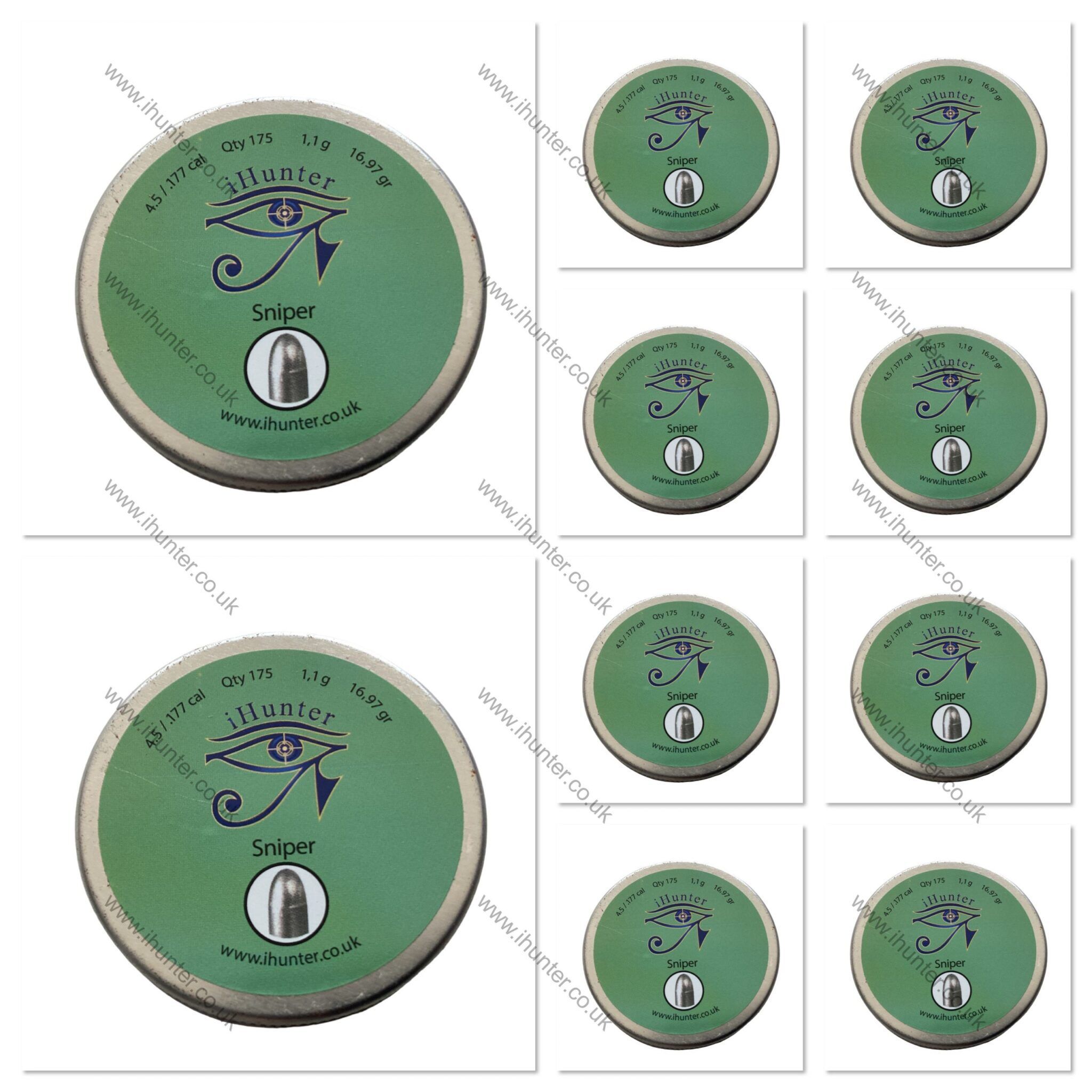 ihunter sniper .177 pellet value pack of 10