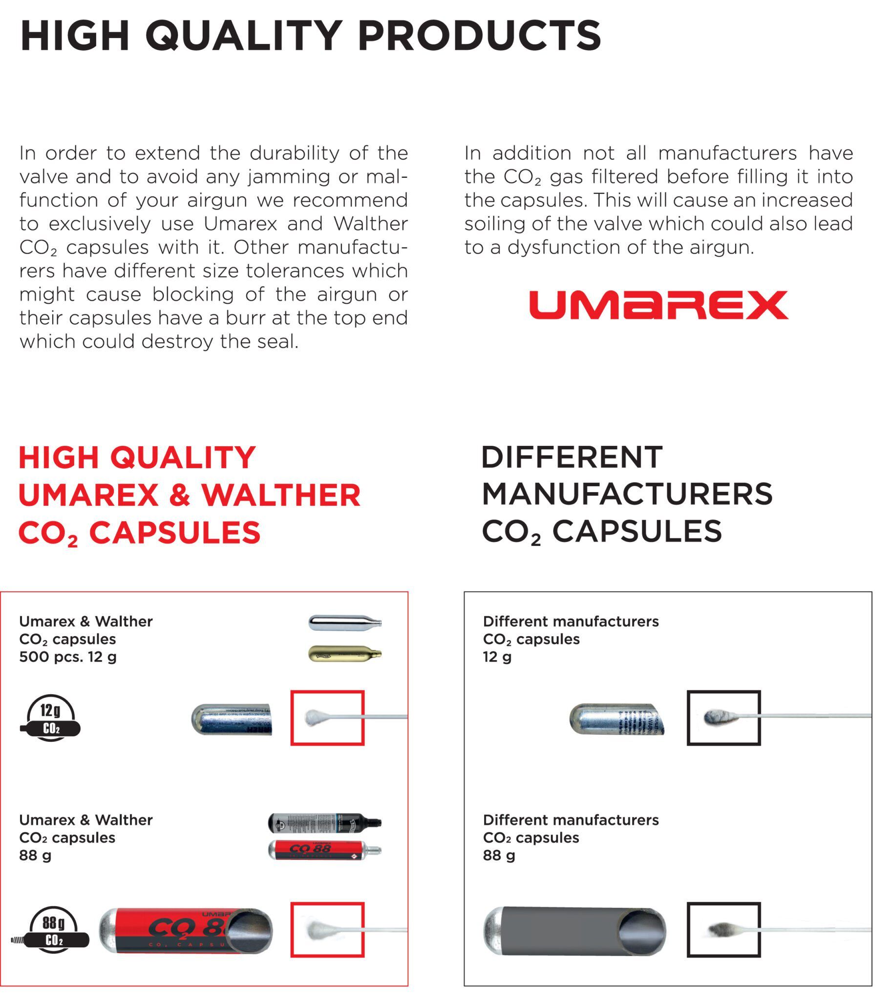 Umarex CO2 Capsules