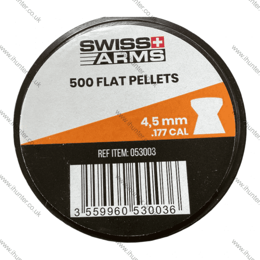 Swiss Arms .177 Flat airgun pellets
