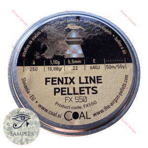 Coal Fenix Line .22 Pellets Sample