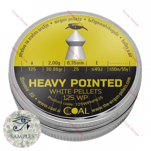 Coal Heavy Pointed .25 Pellets Sample
