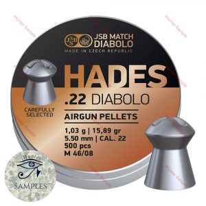 JSB Hades .22 pellets sample