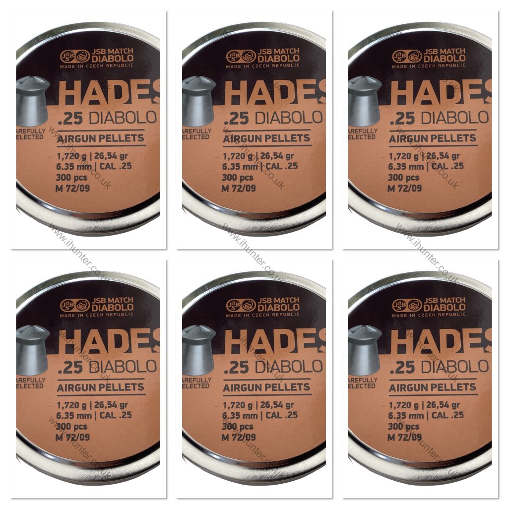 JSB Hades .25/6.35mm ***1800 Pellets *** L306VP6 iHunter