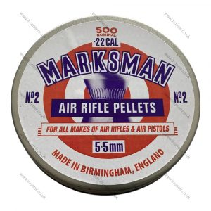 Marksman .22 domed pellets tin