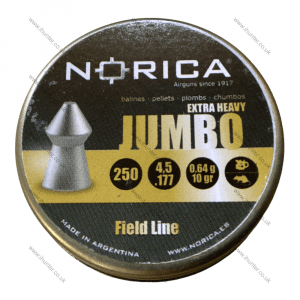 Norica Jumbho extra heavy .177 pointed pellets