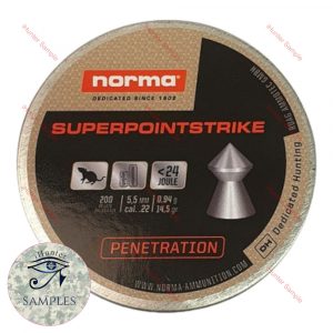 Norma Superpoint Strike .22 Pellets Sample