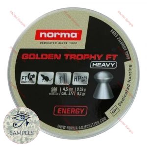 Norma Golden Trophy FT Heavy .177 Pellets Sample