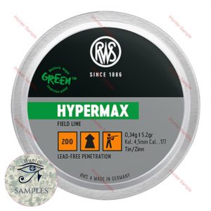 RWS Hypermax Lead Free Pellets .177 Sample