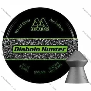 Air Arms Diabolo Hunter pointed .22 pellets