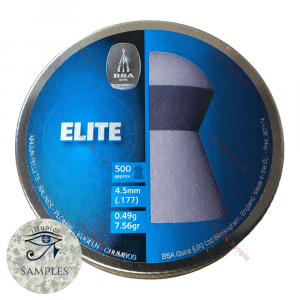 BSA Elite .177 Pellets Sample