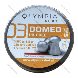 Olympia Shot Domed Lead free .177 pellets