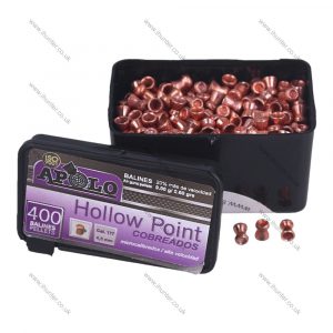 apolo plastic air hollow point copper plated .177 pellet