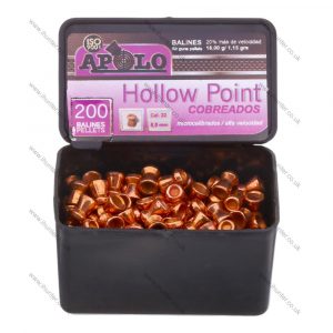 apolo hollowpoint copper plated .22 pellet