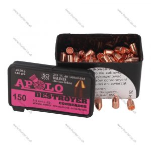 apolo destroyer copper plated .22 pellet