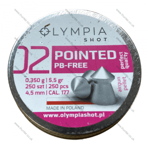 Olympia Shot .177 Lead Free pointed pellets