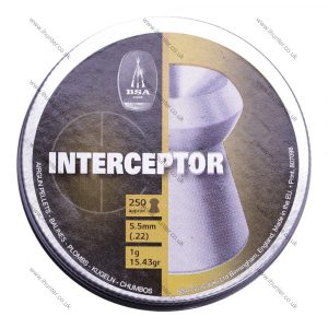 BSA interceptor .22 pellets