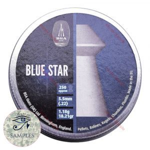 BSA BlueStar .22 Pellets Sample