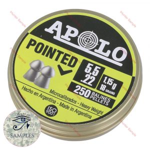 Apolo Pointed .22 Pellets Sample