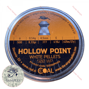Coal Hollow Point .177 Pellets Sample
