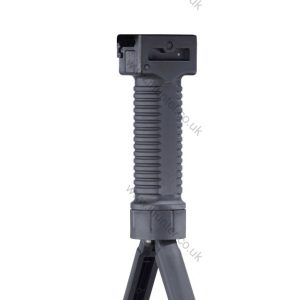 Quick Shot Bipod with hand grip.