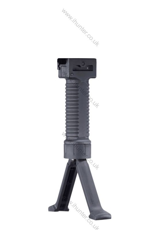 Quick Shot Bipod with hand grip.