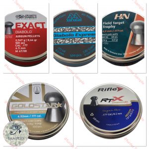 S506 Premium .177-4.52 Sample Pack 1 (5 x tins)