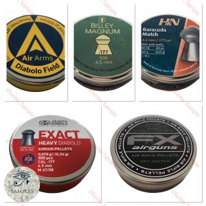 S507 Premium .177-4.52 Sample pack (5 x tins)