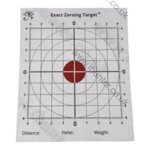 T18 Exact Zeroing Targets (10cm x 12cm) Pack of 40