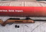 Hatsan Speedfire Multi Shot Break Barrel Air Rifle Walnut Stock .177. Brand new, unused. Unwanted item.