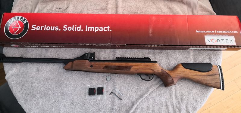 Hatsan Speedfire Multi Shot Break Barrel Air Rifle Walnut Stock .177.