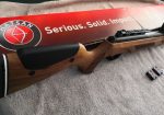 Hatsan Speedfire Multi Shot Break Barrel Air Rifle Walnut Stock .177. Brand new, unused. Unwanted item.
