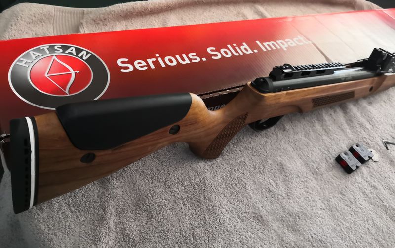 Hatsan Speedfire Multi Shot Break Barrel Air Rifle Walnut Stock .177.