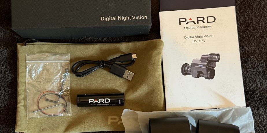 Pard NV007V 12mm Digital Night Vision, Boxed With Extra Adaptor Ring