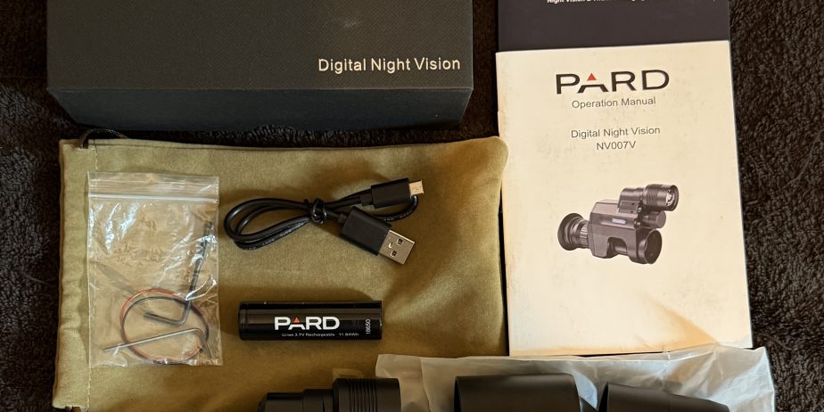 Pard NV007V 12mm Digital Night Vision, Boxed With Extra Adaptor Ring
