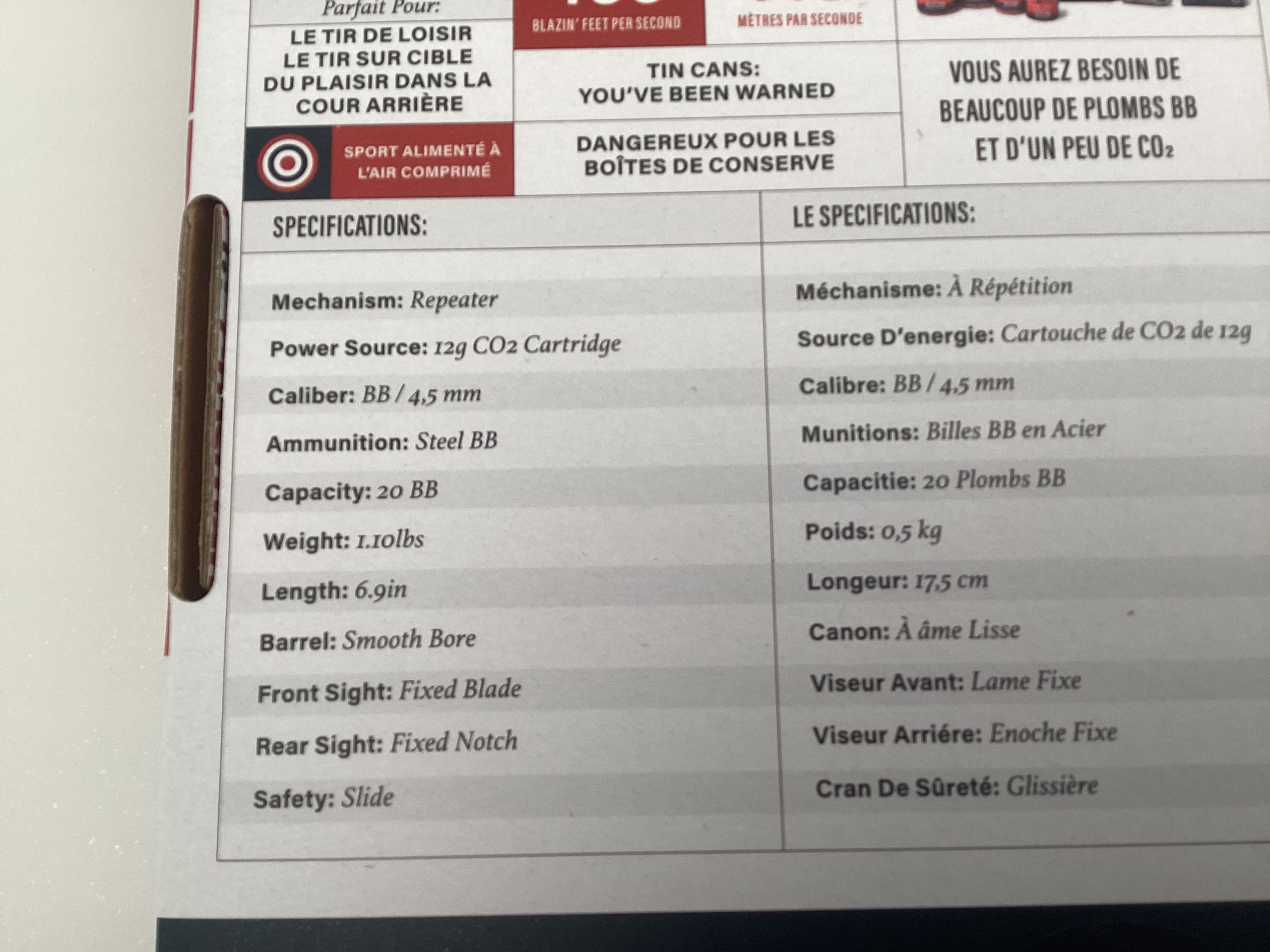 Crosman C11 Semi- Automatic BB Pistol – New