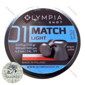 Olympia Shot Match Light .177 Pellets Sample