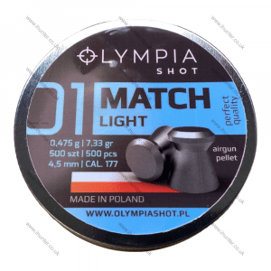 Olympia Shot Match Light .177 Pellet