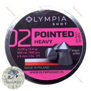 Olympia Shot Pointed Heavy .177 Pellets Sample