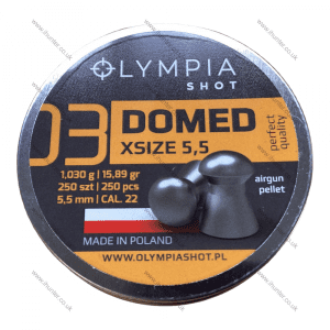 Olympia Shot Domed .22 Pellets
