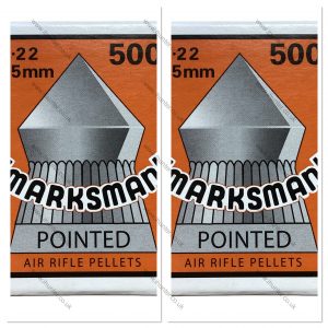Marksman Pointed .22 box pellets value pack of 2