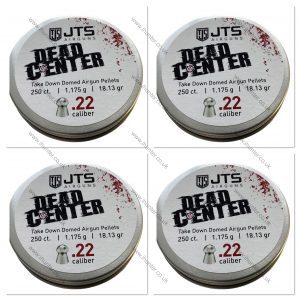 JTS Dead Centre .22 air gun pellets value pack