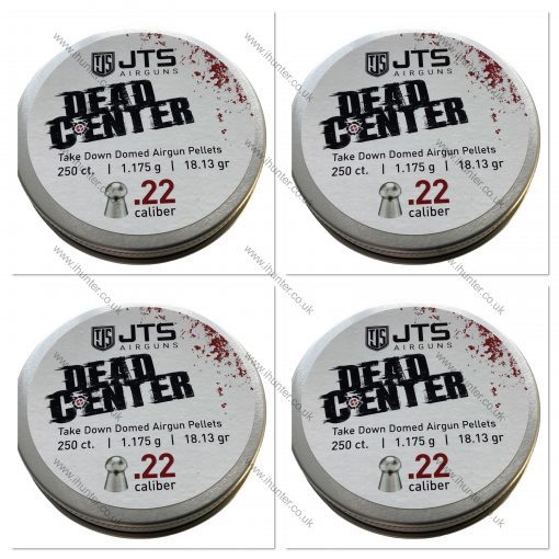 JTS Dead Centre .22 air gun pellets value pack