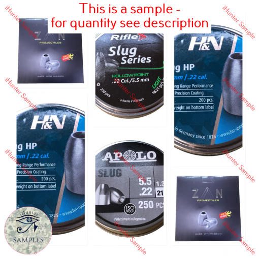 .22 Slug Sample pack