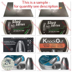S245 FAC .22 Slug Sample pack